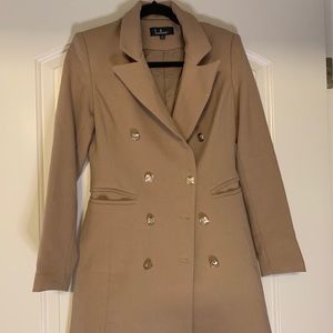 NWOT Lulus Trench Jacket Size Small